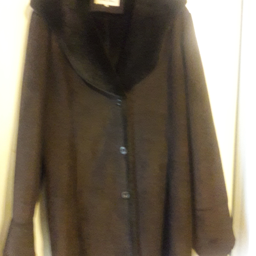 Calvin Klein XL brown coat